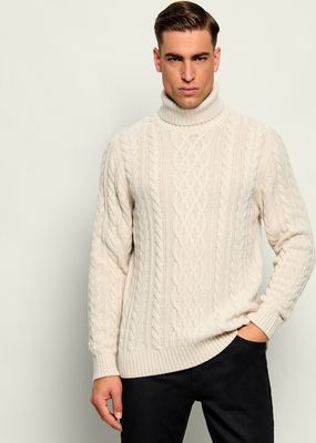 Sweter męski casualowy Joop! ze sklepu: Gomez Fashion Store w kategorii: Swetry męskie - zdjęcie 874714-BD9-10338_JO265M000036A55