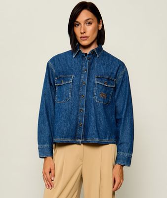 Koszula damska jesienna Joop! Jeans ze sklepu: Gomez Fashion Store w kategorii: Koszule damskie - zdjęcie 874714-BD9-10338_JJ265W000001413