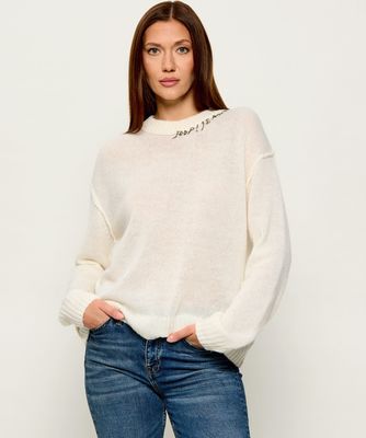 Joop! Jeans - Sweter damski na zimę ze sklepu: Gomez Fashion Store w kategorii: Swetry damskie - zdjęcie 874714-BD9-10338_JJ265W000003102