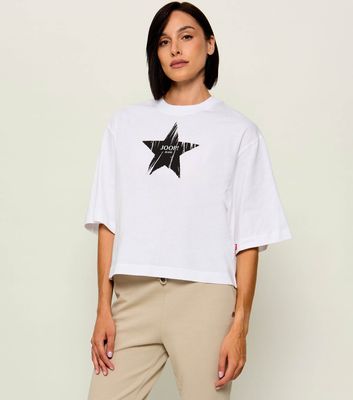 Joop! Jeans - Bluzka damska młodzieżowa ze sklepu: Gomez Fashion Store w kategorii: Bluzki damskie - zdjęcie 874714-BD9-10338_JJ265W000022100