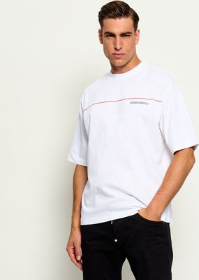 T-shirt męski Dsquared2 ze sklepu: Gomez Fashion Store w kategorii: T-shirty męskie - zdjęcie 874714-BD9-10338_DQ264M000022100