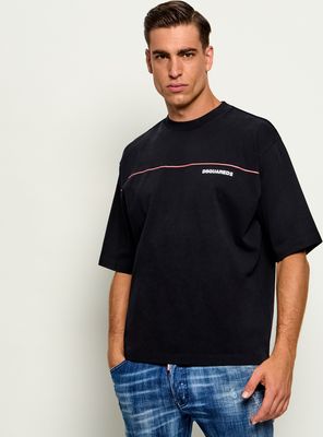 T-shirt męski młodzieżowy Dsquared2 ze sklepu: Gomez Fashion Store w kategorii: T-shirty męskie - zdjęcie 874714-BD9-10338_DQ264M000022900