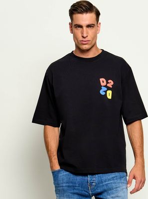 T-shirt męski casualowy na wiosnę Dsquared2 ze sklepu: Gomez Fashion Store w kategorii: T-shirty męskie - zdjęcie 874714-BD9-10338_DQ264M000033900