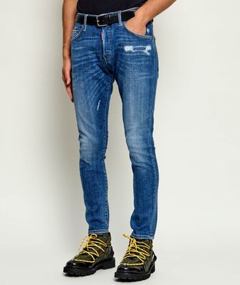 Jeansy męskie na wiosnę Dsquared2 ze sklepu: Gomez Fashion Store w kategorii: Jeansy męskie - zdjęcie 874714-BD9-10338_DQ264M000040470