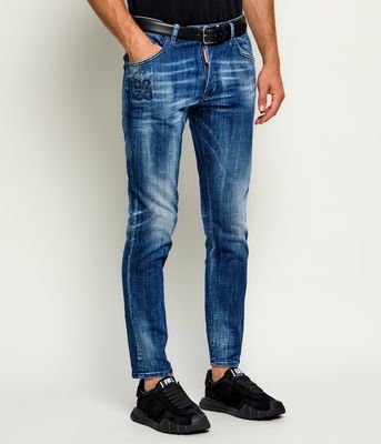 Jeansy męskie na wiosnę Dsquared2 ze sklepu: Gomez Fashion Store w kategorii: Jeansy męskie - zdjęcie 874714-BD9-10338_DQ264M000044470