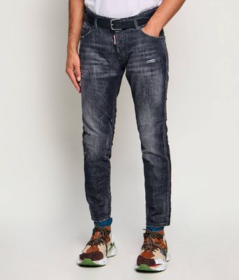 Jeansy męskie Dsquared2 ze sklepu: Gomez Fashion Store w kategorii: Jeansy męskie - zdjęcie 874714-BD9-10338_DQ264M000047900
