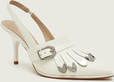 Czółenka na wiosnę Pinko ze sklepu: Gomez Fashion Store w kategorii: Czółenka - zdjęcie 874714-BD9-10338_PI262W000147315