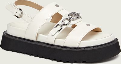 Sandały damskie na lato Pinko ze sklepu: Gomez Fashion Store w kategorii: Sandały damskie - zdjęcie 874714-BD9-10338_PI262W000010315