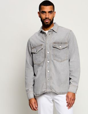 Koszula męska casual AllSaints ze sklepu: Gomez Fashion Store w kategorii: Koszule męskie - zdjęcie 874714-BD9-10338_AA265M000003026
