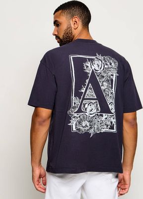 T-shirt męski na wiosnę AllSaints ze sklepu: Gomez Fashion Store w kategorii: T-shirty męskie - zdjęcie 874714-BD9-10338_AA265M000015000