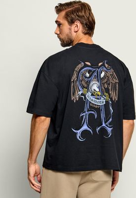 T-shirt męski w stylu młodzieżowym AllSaints ze sklepu: Gomez Fashion Store w kategorii: T-shirty męskie - zdjęcie 874714-BD9-10338_AA265M000011000