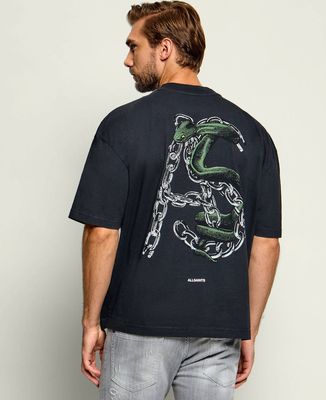 T-shirt męski wiosenny AllSaints ze sklepu: Gomez Fashion Store w kategorii: T-shirty męskie - zdjęcie 874714-BD9-10338_AA265M000021000