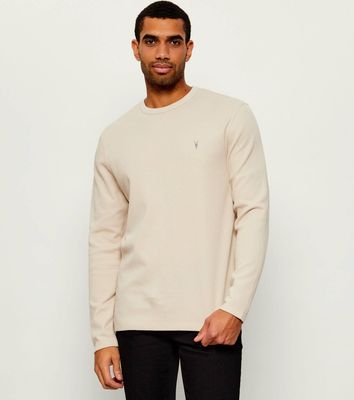 T-shirt męski wiosenny casualowy AllSaints ze sklepu: Gomez Fashion Store w kategorii: T-shirty męskie - zdjęcie 874714-BD9-10338_AA265M000017100