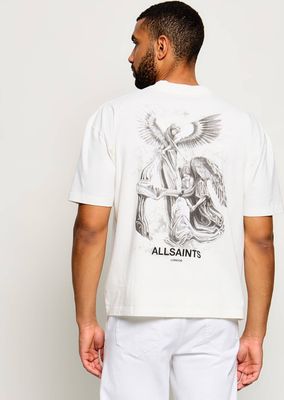 T-shirt męski na wiosnę AllSaints ze sklepu: Gomez Fashion Store w kategorii: T-shirty męskie - zdjęcie 874714-BD9-10338_AA265M000025005
