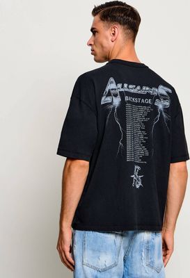 AllSaints - T-shirt męski na wiosnę młodzieżowy ze sklepu: Gomez Fashion Store w kategorii: T-shirty męskie - zdjęcie 874714-BD9-10338_AA265M000020000