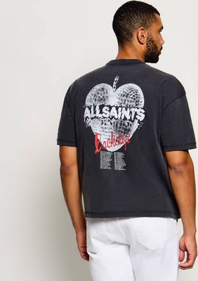 T-shirt męski AllSaints ze sklepu: Gomez Fashion Store w kategorii: T-shirty męskie - zdjęcie 874714-BD9-10338_AA265M000026000