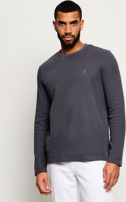 T-shirt męski casual jesienny AllSaints ze sklepu: Gomez Fashion Store w kategorii: T-shirty męskie - zdjęcie 874714-BD9-10338_AA265M000017065