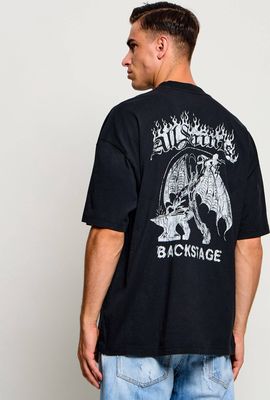 T-shirt męski na wiosnę AllSaints ze sklepu: Gomez Fashion Store w kategorii: T-shirty męskie - zdjęcie 874714-BD9-10338_AA265M000031000