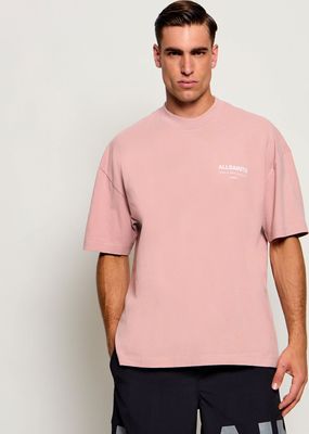 T-shirt męski na wiosnę AllSaints ze sklepu: Gomez Fashion Store w kategorii: T-shirty męskie - zdjęcie 874714-BD9-10338_AA265M000014102