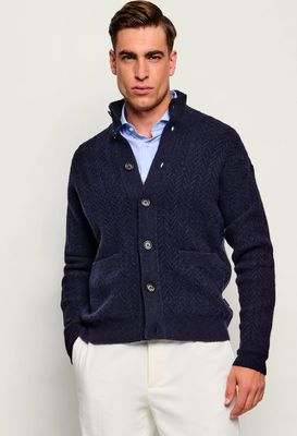 Sweter męski casualowy na zimę PAOLO PECORA ze sklepu: Gomez Fashion Store w kategorii: Swetry męskie