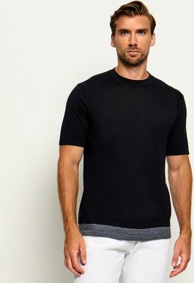 Sweter męski wiosenny PAOLO PECORA ze sklepu: Gomez Fashion Store w kategorii: Swetry męskie - zdjęcie 874714-BD9-10338_P2265M000012004