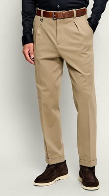 Spodnie męskie casualowe PAOLO PECORA ze sklepu: Gomez Fashion Store w kategorii: Spodnie męskie - zdjęcie 874714-BD9-10338_P2265M000015005