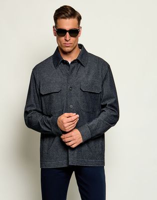 Koszula męska casual PAOLO PECORA ze sklepu: Gomez Fashion Store w kategorii: Koszule męskie - zdjęcie 874714-BD9-10338_P2265M000032016