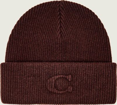 Czapka zimowa damska Coach ze sklepu: Gomez Fashion Store w kategorii: Czapki zimowe damskie - zdjęcie 874714-BD9-10338_CN265W000005165