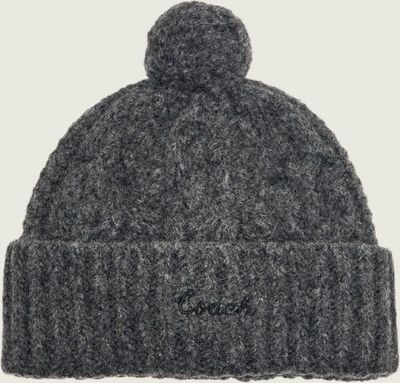 Czapka zimowa damska Coach ze sklepu: Gomez Fashion Store w kategorii: Czapki zimowe damskie - zdjęcie 874714-BD9-10338_CN265W000015339