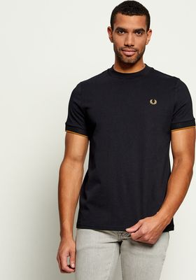 T-shirt męski casual Fred Perry ze sklepu: Gomez Fashion Store w kategorii: T-shirty męskie - zdjęcie 874714-BD9-10338_FR265M000022006