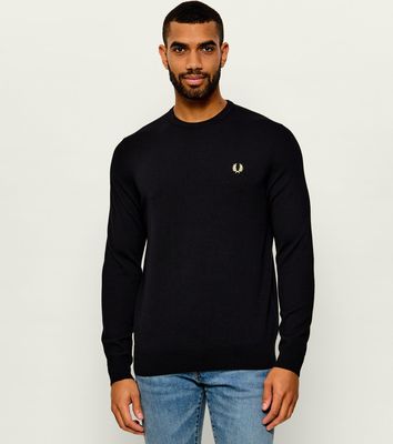 Sweter męski casualowy Fred Perry ze sklepu: Gomez Fashion Store w kategorii: Swetry męskie - zdjęcie 874714-BD9-10338_FR265M000041002