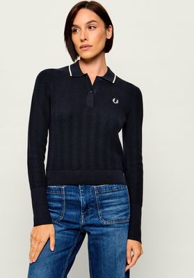 Sweter damski Fred Perry ze sklepu: Gomez Fashion Store w kategorii: Swetry damskie - zdjęcie 874714-BD9-10338_FR265W000016008