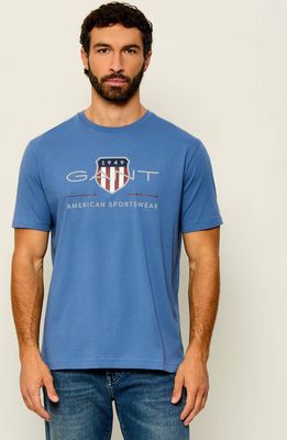 T-shirt męski Gant ze sklepu: Gomez Fashion Store w kategorii: T-shirty męskie - zdjęcie 874714-BD9-10338_GA265M000021476