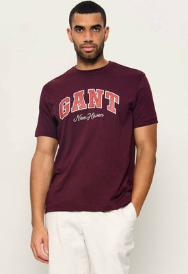 T-shirt męski na wiosnę Gant ze sklepu: Gomez Fashion Store w kategorii: T-shirty męskie - zdjęcie 874714-BD9-10338_GA265M000028A09