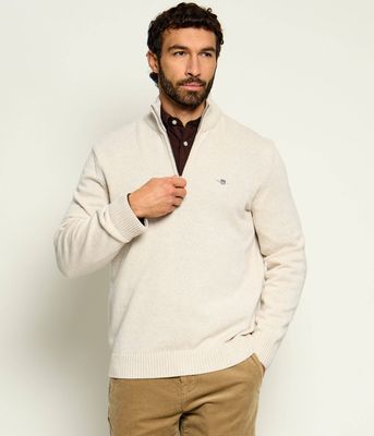 Gant - Sweter męski casual ze sklepu: Gomez Fashion Store w kategorii: Swetry męskie - zdjęcie 874714-BD9-10338_GA265M000038B44