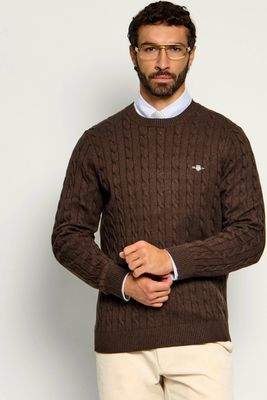 Sweter męski zimowy casualowy Gant ze sklepu: Gomez Fashion Store w kategorii: Swetry męskie - zdjęcie 874714-BD9-10338_GA265M000040284