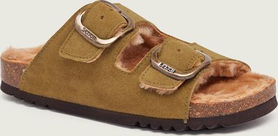 Klapki damskie na lato Scholl ze sklepu: Gomez Fashion Store w kategorii: Klapki damskie - zdjęcie 874714-BD9-10338_OL265W000007006