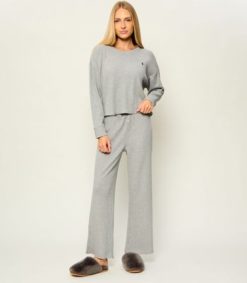 Piżama gładka Polo Ralph Lauren ze sklepu: Gomez Fashion Store w kategorii: Piżamy damskie - zdjęcie 874714-BD9-10338_PR265W000055ZZP