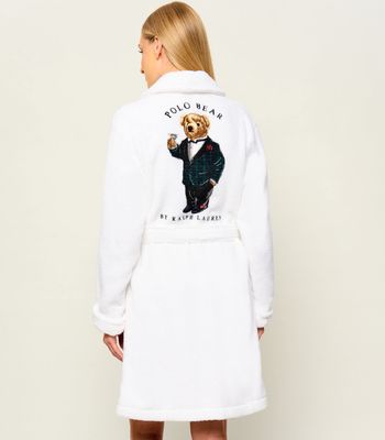 Szlafrok damski Polo Ralph Lauren ze sklepu: Gomez Fashion Store w kategorii: Szlafroki damskie - zdjęcie 874714-BD9-10338_PR265W000056ZZS