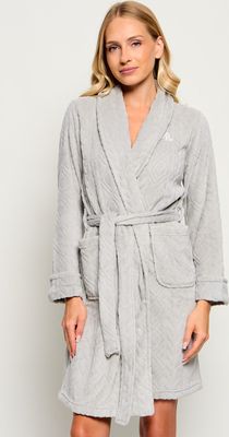 Szlafrok damski casual bez wzorów LAUREN RALPH LAUREN ze sklepu: Gomez Fashion Store w kategorii: Szlafroki damskie - zdjęcie 874714-BD9-10338_RL265W000146BJ2