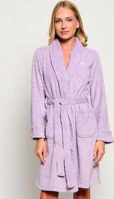 Szlafrok damski bez wzorów LAUREN RALPH LAUREN ze sklepu: Gomez Fashion Store w kategorii: Szlafroki damskie - zdjęcie 874714-BD9-10338_RL265W000146ZZW