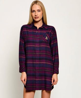 Koszula nocna w nadruki LAUREN RALPH LAUREN ze sklepu: Gomez Fashion Store w kategorii: Koszule nocne - zdjęcie 874714-BD9-10338_RL265W000152ZZY