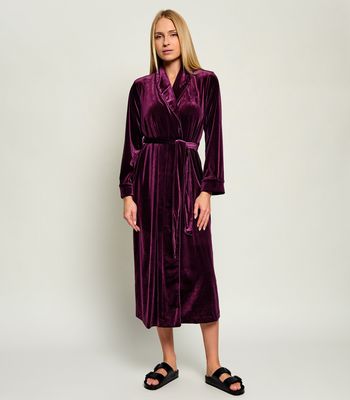LAUREN RALPH LAUREN - Szlafrok damski elegancki ze sklepu: Gomez Fashion Store w kategorii: Szlafroki damskie - zdjęcie 874714-BD9-10338_RL265W000154ZZZ