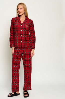 Piżama casualowa w nadruki LAUREN RALPH LAUREN ze sklepu: Gomez Fashion Store w kategorii: Piżamy damskie - zdjęcie 874714-BD9-10338_RL265W000159JX0