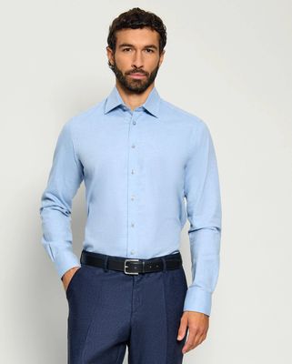 Koszula męska z klasycznym kołnierzykiem Sand Copenhagen ze sklepu: Gomez Fashion Store w kategorii: Koszule męskie - zdjęcie 874714-BD9-10338_SG265M000007009