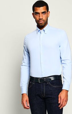 Koszula męska na wiosnę Tommy Hilfiger ze sklepu: Gomez Fashion Store w kategorii: Koszule męskie - zdjęcie 874714-BD9-10338_TH265M000331K30