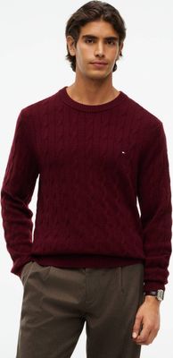 Sweter męski casual zimowy Tommy Hilfiger ze sklepu: Gomez Fashion Store w kategorii: Swetry męskie - zdjęcie 874714-BD9-10338_TH265M00033333Q