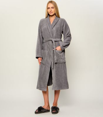 Szlafrok damski bez wzorów Kenzo Home ze sklepu: Gomez Fashion Store w kategorii: Szlafroki damskie - zdjęcie 874714-BD9-10338_KH265W000001181