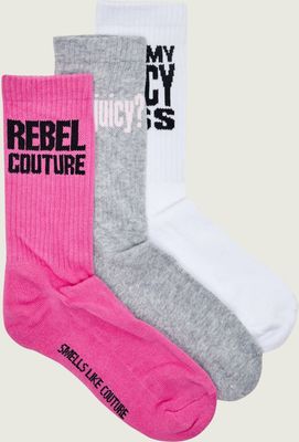 Skarpetki damskie casualowe Juicy Couture ze sklepu: Gomez Fashion Store w kategorii: Skarpetki damskie - zdjęcie 874714-BD9-10338_JY265W000007143