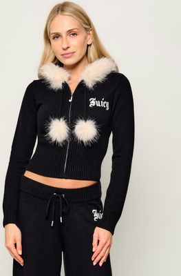 Sweter damski na zimę Juicy Couture ze sklepu: Gomez Fashion Store w kategorii: Swetry damskie - zdjęcie 874714-BD9-10338_JY265W000020001